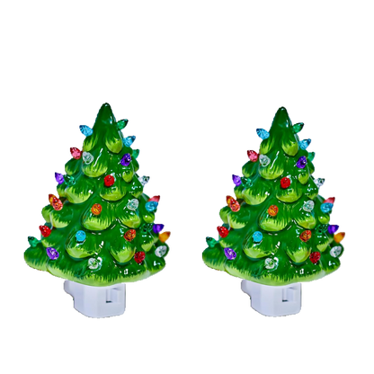 Christmas Tree Night Light & Bedside Lamp