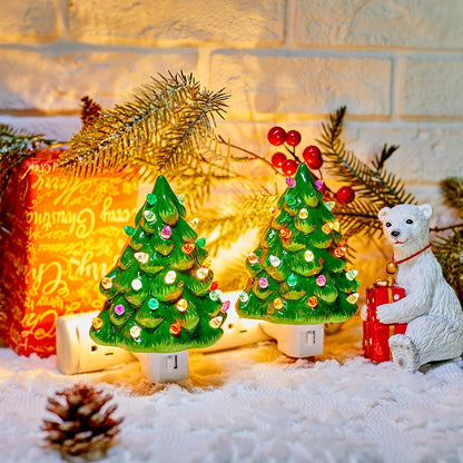 Christmas Tree Night Light & Bedside Lamp