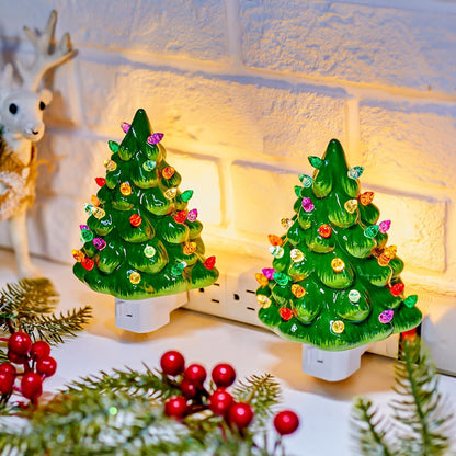 Christmas Tree Night Light & Bedside Lamp