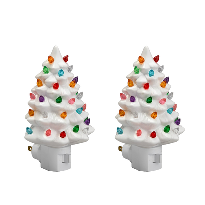 Christmas Tree Night Light & Bedside Lamp