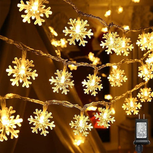 Snowflake fairy lights