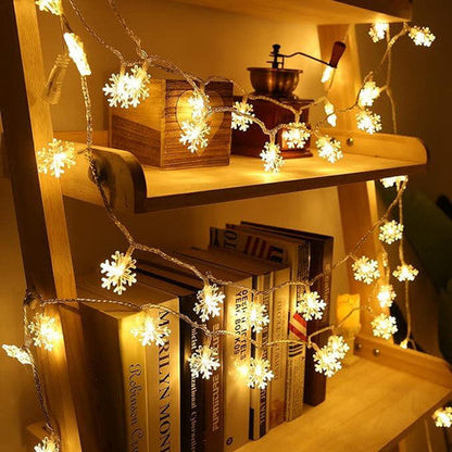 Snowflake fairy lights